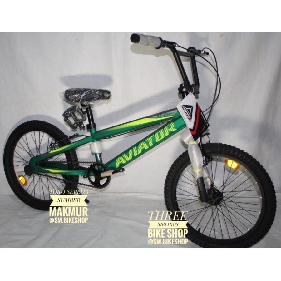 SEPEDA BMX AVIATOR AT 8855 20 INCH WARNA HIJAU