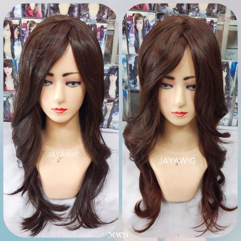 Rambut Palsu Panjang Wig panjang