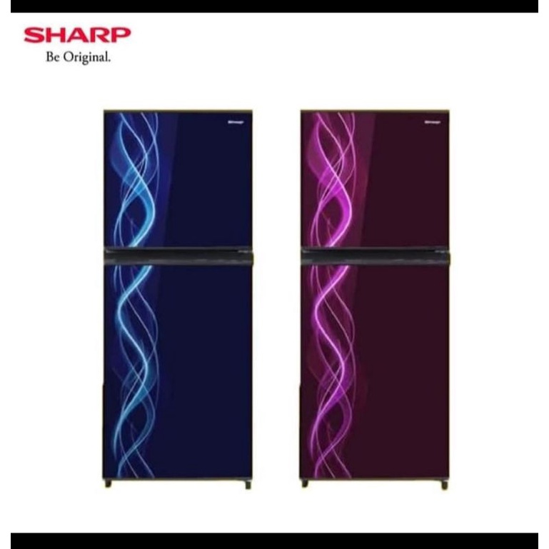 lemari es sharp sj-197 2 pintu