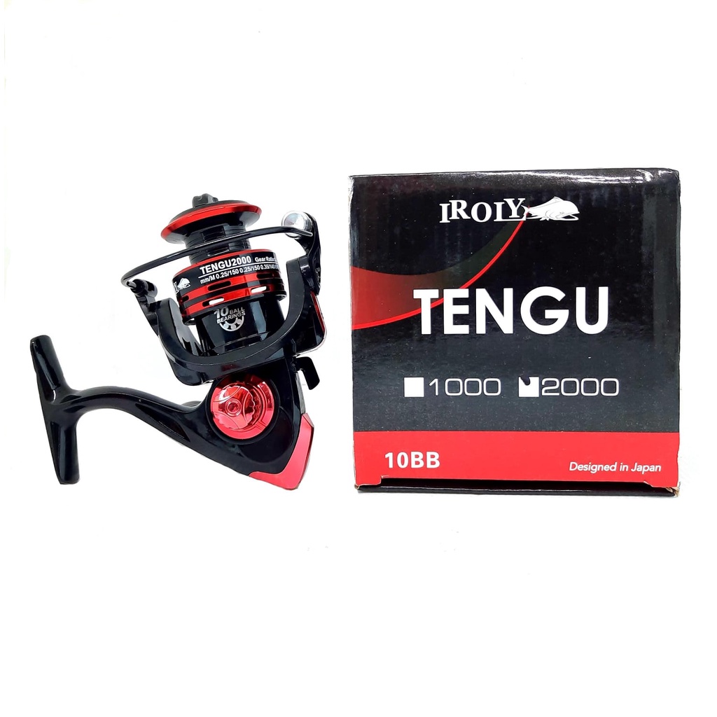 Reel Pancing IROLY TENGU 10BB ALUMUNIUM SPOOL Sangat Murah Designed in Japan