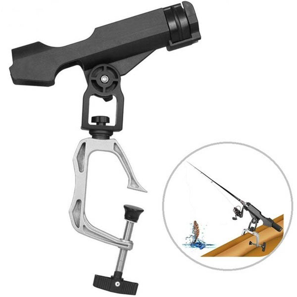 Augustina Rod Rack Adjustable Deck Mount Untuk Boat Yacht Dengan Clamp Support Braket Tiang Pancing