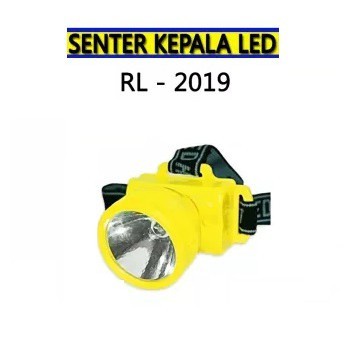 Promo Terbaru!!! Lampu Senter Kepala RL-2019 1 LED lampu Rolinson Bisa Untuk Memancing / Ronda Dan Untuk Mendaki Dengan Cahaya Super Terang Berkualitas Original