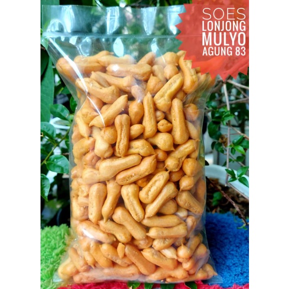 

soes kering lonjong / soes panjang / jajanan enak / jajanan murah/best sellernya soes lonjong