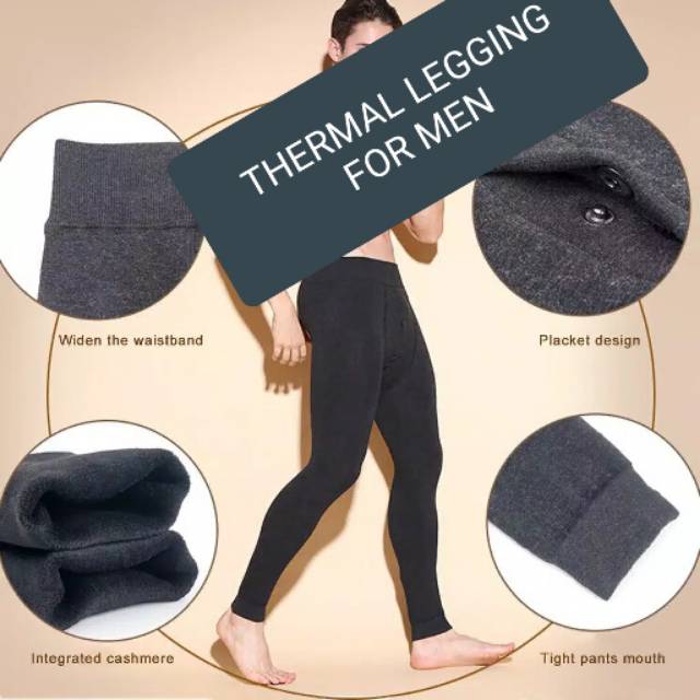 LEGGING WINTER LAKI EXTRA WARM / LEGGING MUSIM DINGIN LAKI / LEGGING WOOL MUSIM DINGIN LAKI