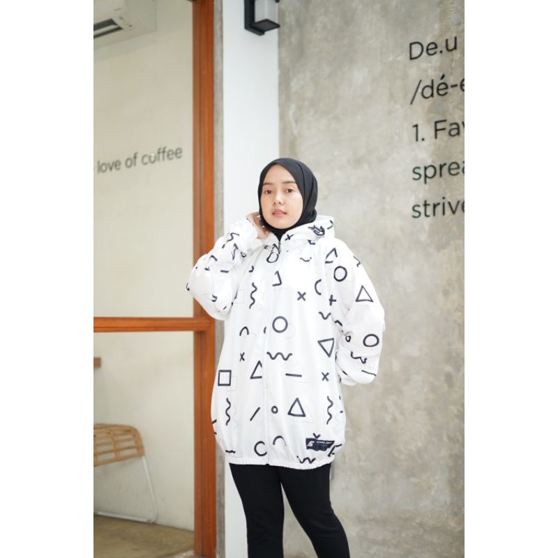 Jaket Sepeda Wanita Jaket Motif Printing/Jaket Goews-3