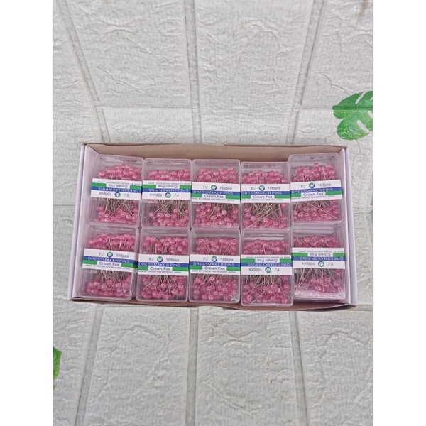 JARUM PENTUL DRESSMAKER TRANSI/HIJAU/PINK MUDA