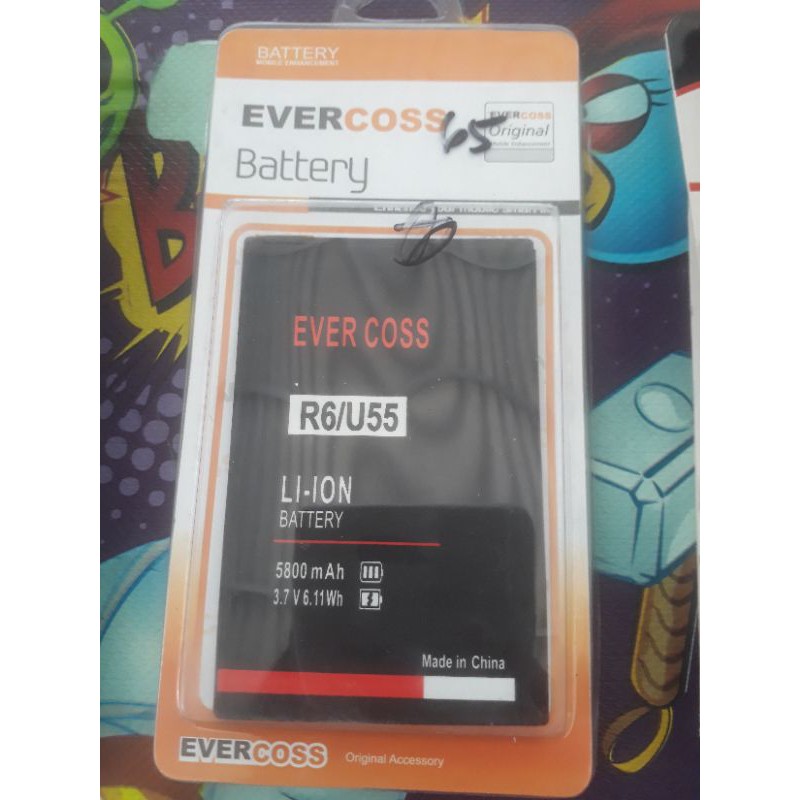 baterai evercoss R6/U55