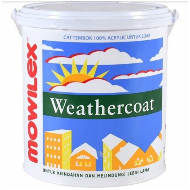 Mowilex Weathercoat exterior  putih dan tinting ( 20 Liter )