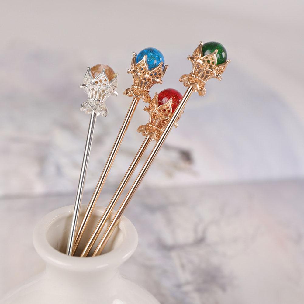 NEEDWAY Hair Sticks Elegant 2021hiasan Berlian Imitasi Baru Hiasan Kepala Logam Kristal Hair Clip