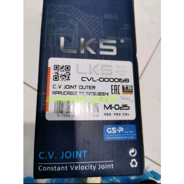 cv joint luar lancer ck cb4 mi-025