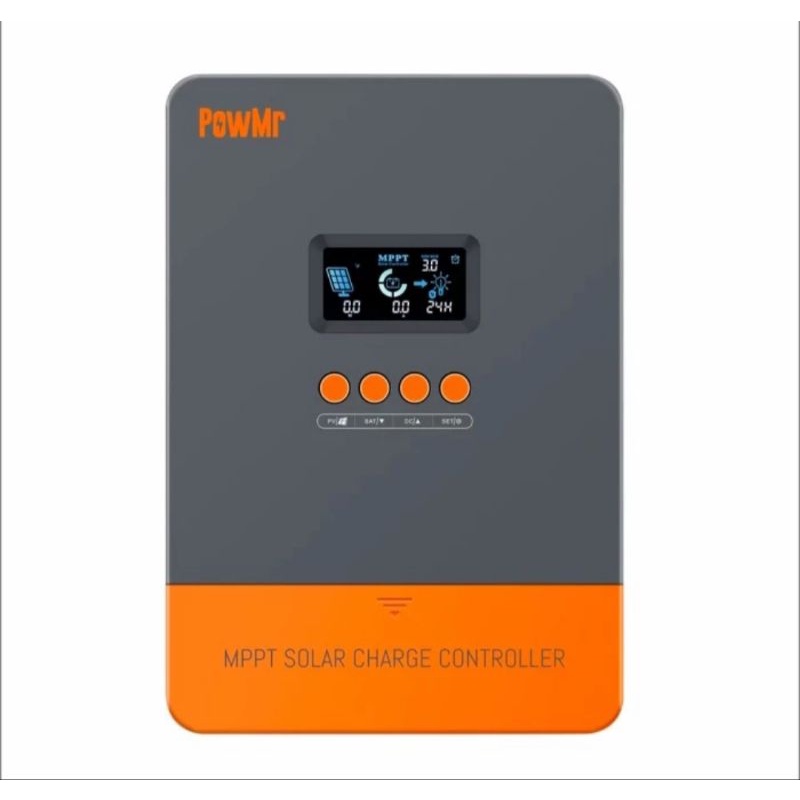 PowMr 60A Solar Charge Controller - 12V/24V Auto, 1560W Max With LCD Display & Dual USB Ports