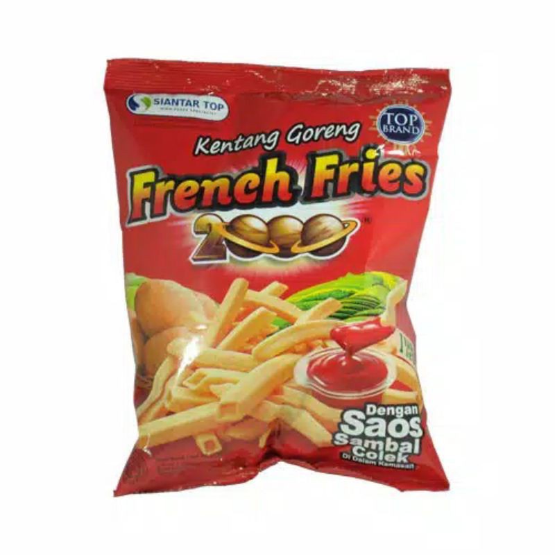 

French Fries 2000 Snack Kentang Goreng 10x18gr