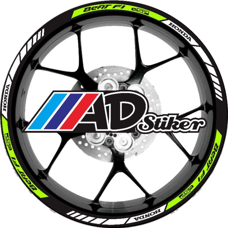 STIKER LIST VELG HONDA BEAT FI UNTUK SEMUA BEAT