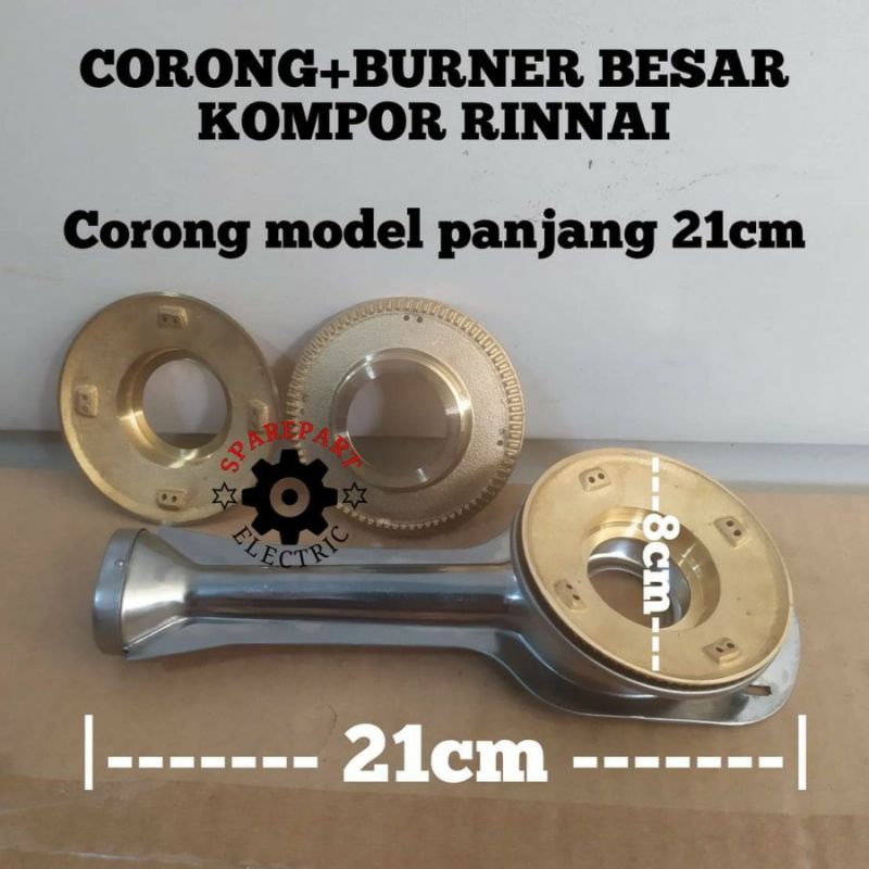 TUNGKU , CEROBONG   KOMPOR  , RINNAI  , RINAI LUBANG BESAR