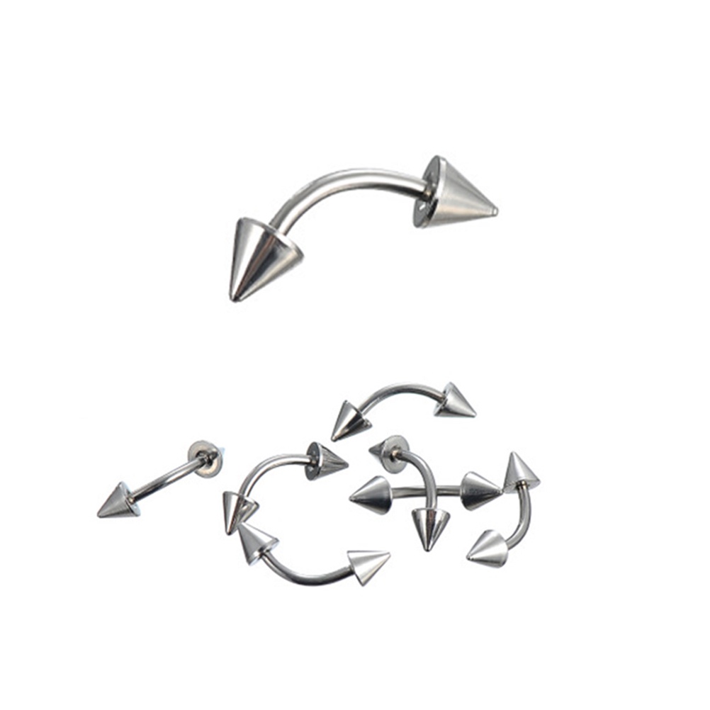 85pcs Anting Tindik Perut / Lidah / Alis / Bibir Bahan Stainless Steel