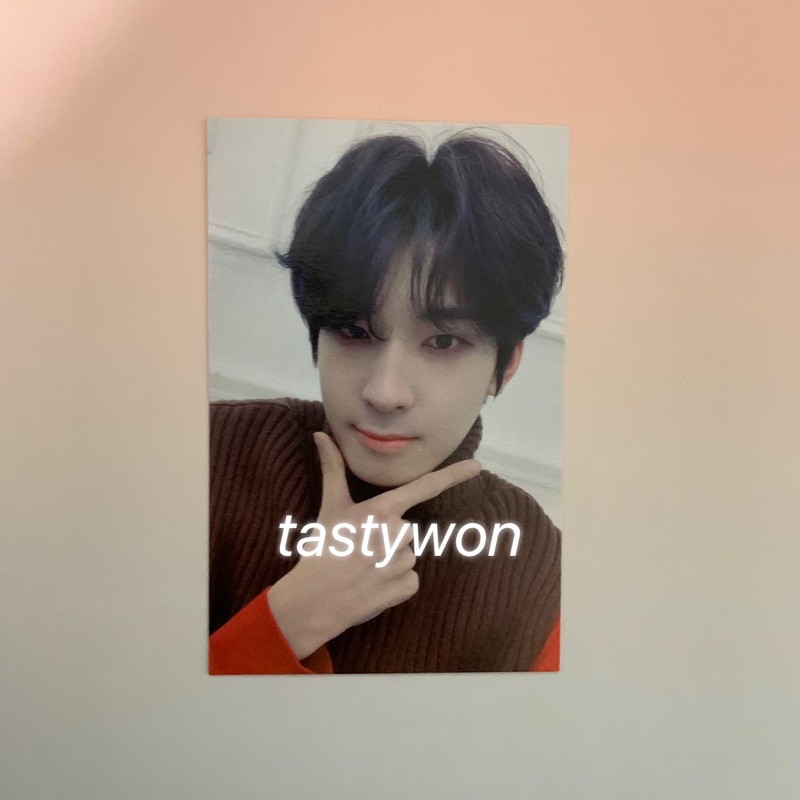 broadcast gongbang photocard pc wonwoo seventeen home