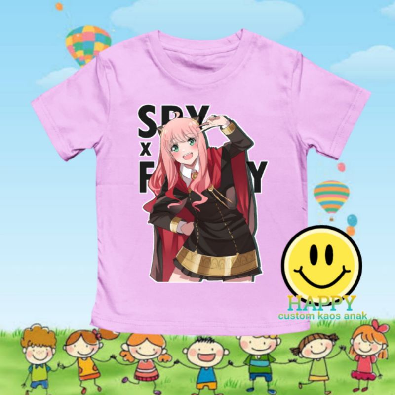 baju anya forger kaos anak anya spy x family