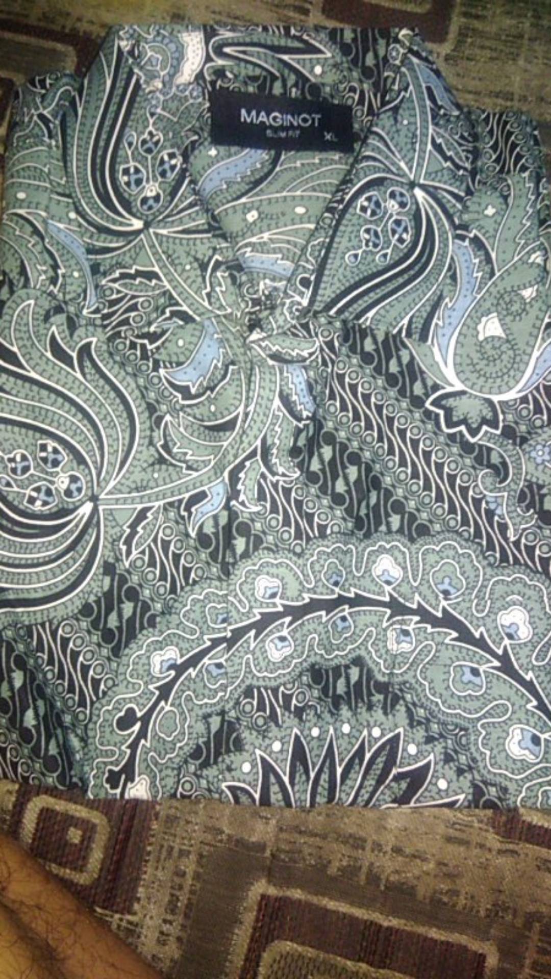 Maginot Kemeja Batik Pria Rama-ss Lengan Pendek