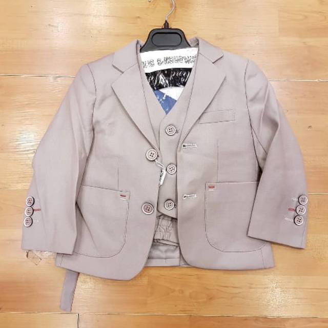 Jas Set Anak Cowo Cream