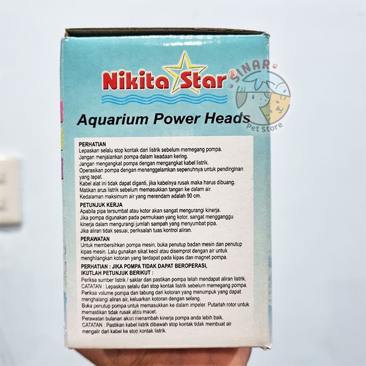 Nikita Star NS 1600 Pompa Aquarium Power Head