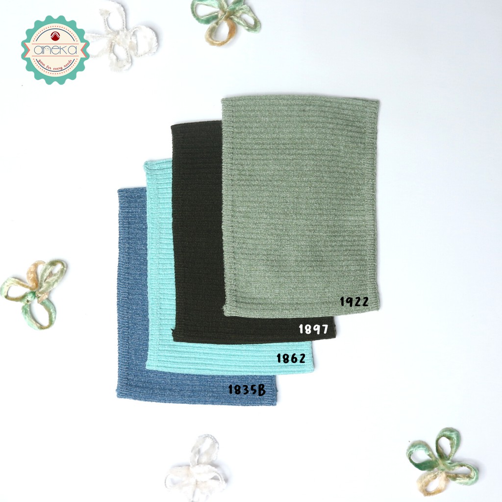 KATALOG - Ciput Rajut Polos / Bandana Rajut / Inner Kerudung Premium Knit ALISA - 2