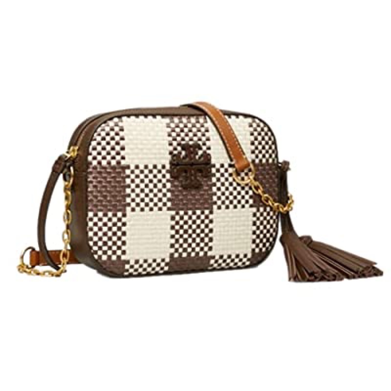 Tory Burch MC Graw Woven Paid Camera Bag TB 80383