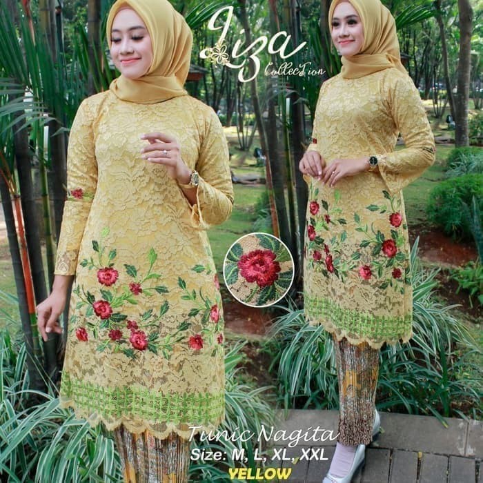 set kebaya kurung nagita berkualitas