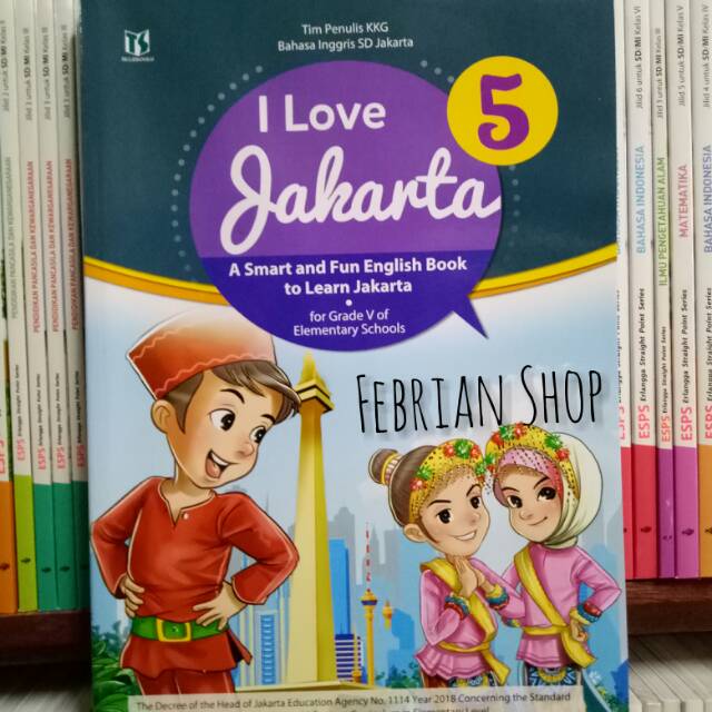 Buku I Love Jakarta Sd Mi Kelas 5 Revisi K13n Shopee Indonesia