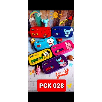 

[LGS] bt21 kotak pensil dompet karakter korea boneka import lucu