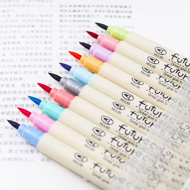 

BISA COD BAYAR DI TEMPAT 10Pcs Pen Brush Highlighter untuk Pelajar / Diary