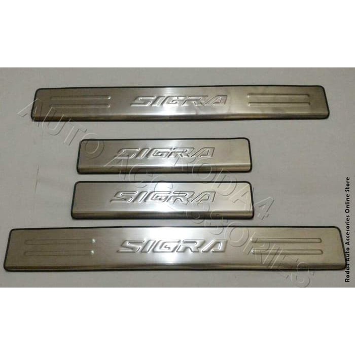 Door Sill / Sillplate Samping Sigra Stanless  - Sillplate Sigra