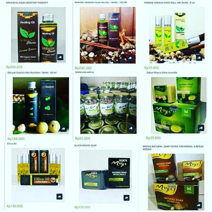 Promo  Svatish Minyak Rambut dari VARASH  Limited