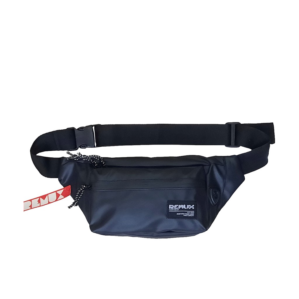 Tas Waistbag REMUX Original Bimo Waterproof/ Tas Pria Wanita Waitsbag Anti Air/Tas Pinggang Waterproof Anti Air Pria Wanita Remux Bimo Original