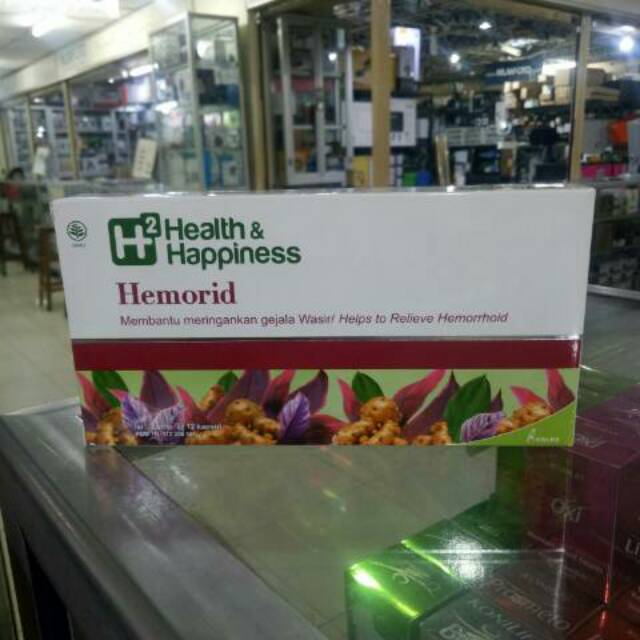 HEMORID H2 HEALTH & HAPPINESS (OBAT WASIR) ISI 36 KAPSUL