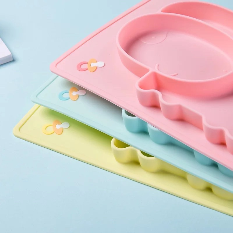 Baby silicone plate - piring bayi silikon