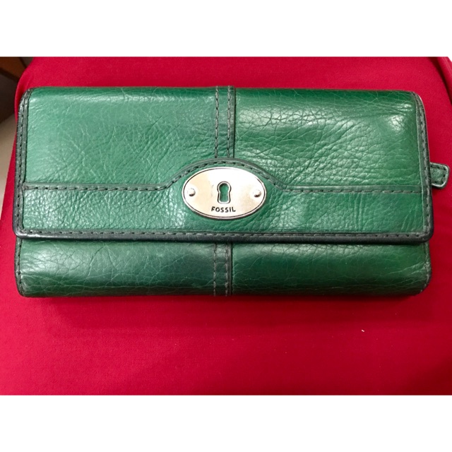 Fossil wallet maddox green