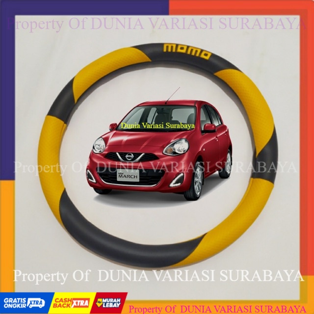 cover setir Mobil Momo Nissan March