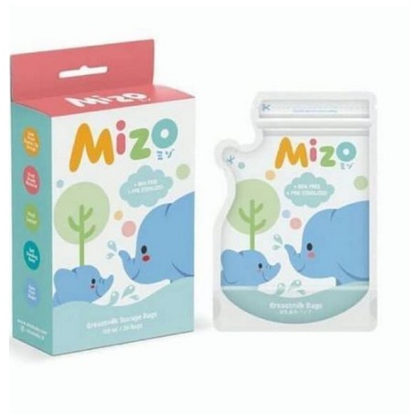 MIZO Breastmilk Storage Bag - Kantong Asi 120ml Isi 30pc Termurah Surabaya