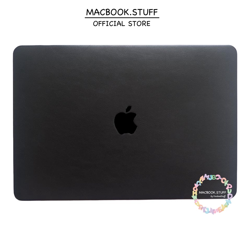 MACBOOK Case LEATHER HORSE BLACKY NEW AIR PRO RETINA 11 12 13 14 15 16 INCH NON /  WITH CD ROOM / TOUCHBAR / TOUCH ID / M1 2020 2021 2022