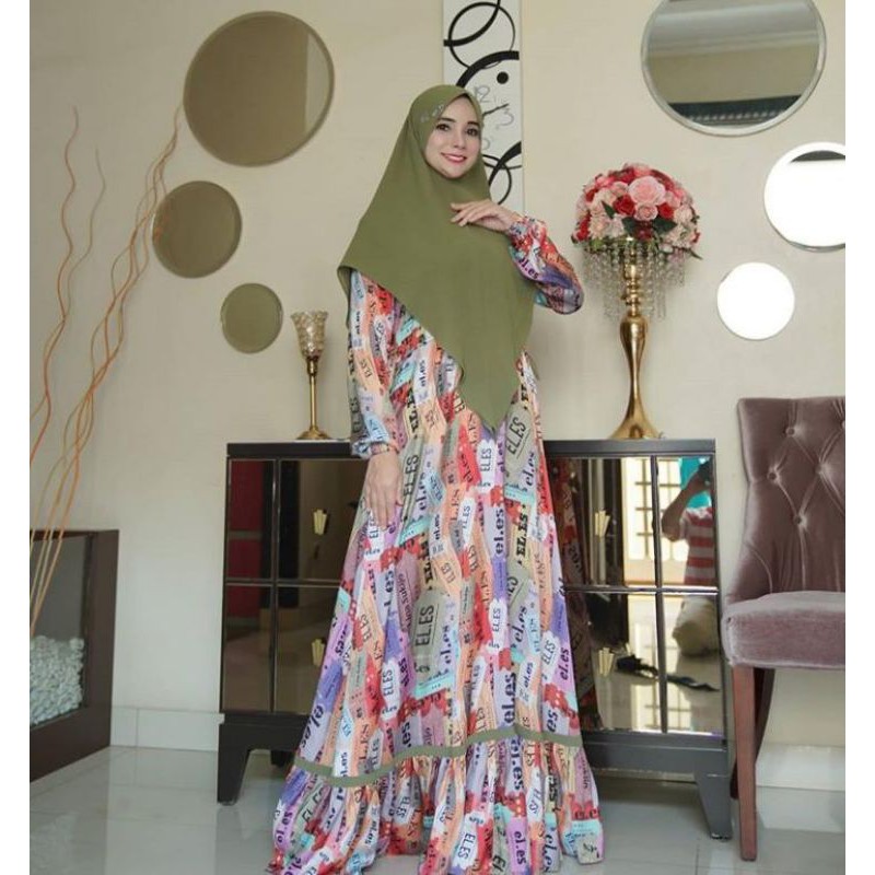 Nakuila Daily by Lina Sukijo / Set Syari Elegan / Set Syari Brand / Set Syari eL eS