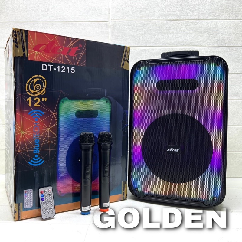 Speaker Portable Wireless Dat DT 1215 Original 12 inch Bluetooth