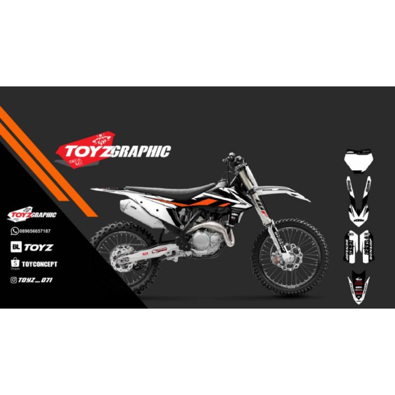 Decal KTM 250 350 2018 2020