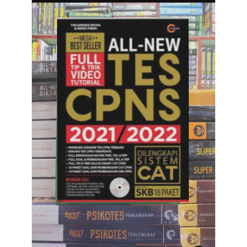 Buku All New Tes CPNS 2021-2022+CD