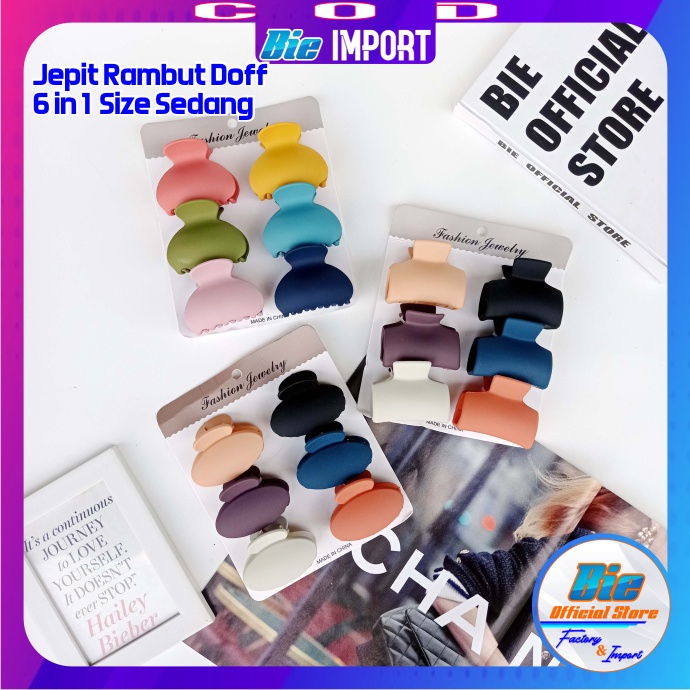 Jepit Salon Doff Premium Size Sedang Best Seller