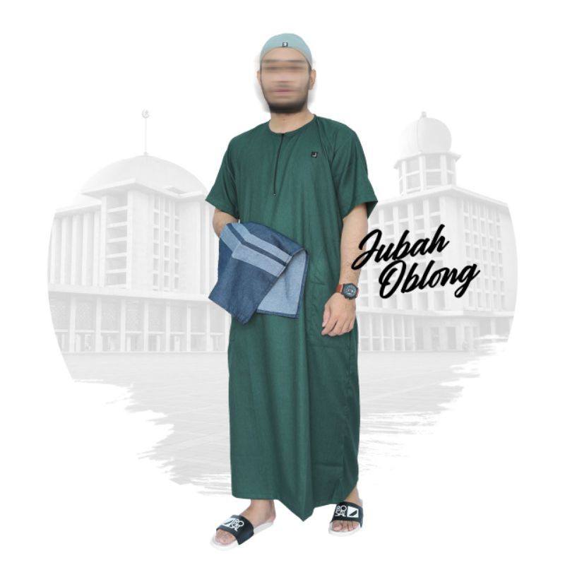 JUBAH OBLONG ROSAL TANGAN PENDEK MURAH PAKAIAN MUSLIM PRIA GAMIS LAKI-LAKI