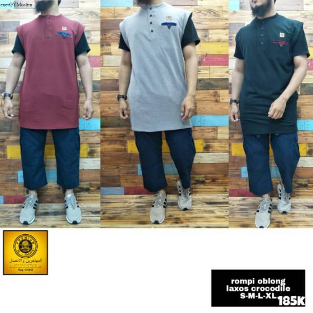 Rompi sholat al amwa kurta al amwa bahan Lacoste terbaru 47