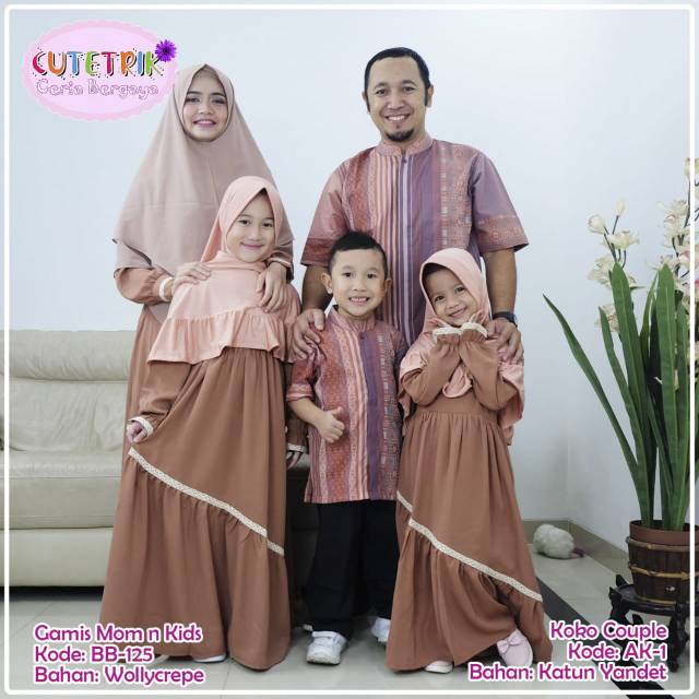 COUPLE CUTETRIK KELUARGA || LIMITED EDITION  || FASHION MUSLIM FAMILY || FASHION MUSLIM TERLARIS