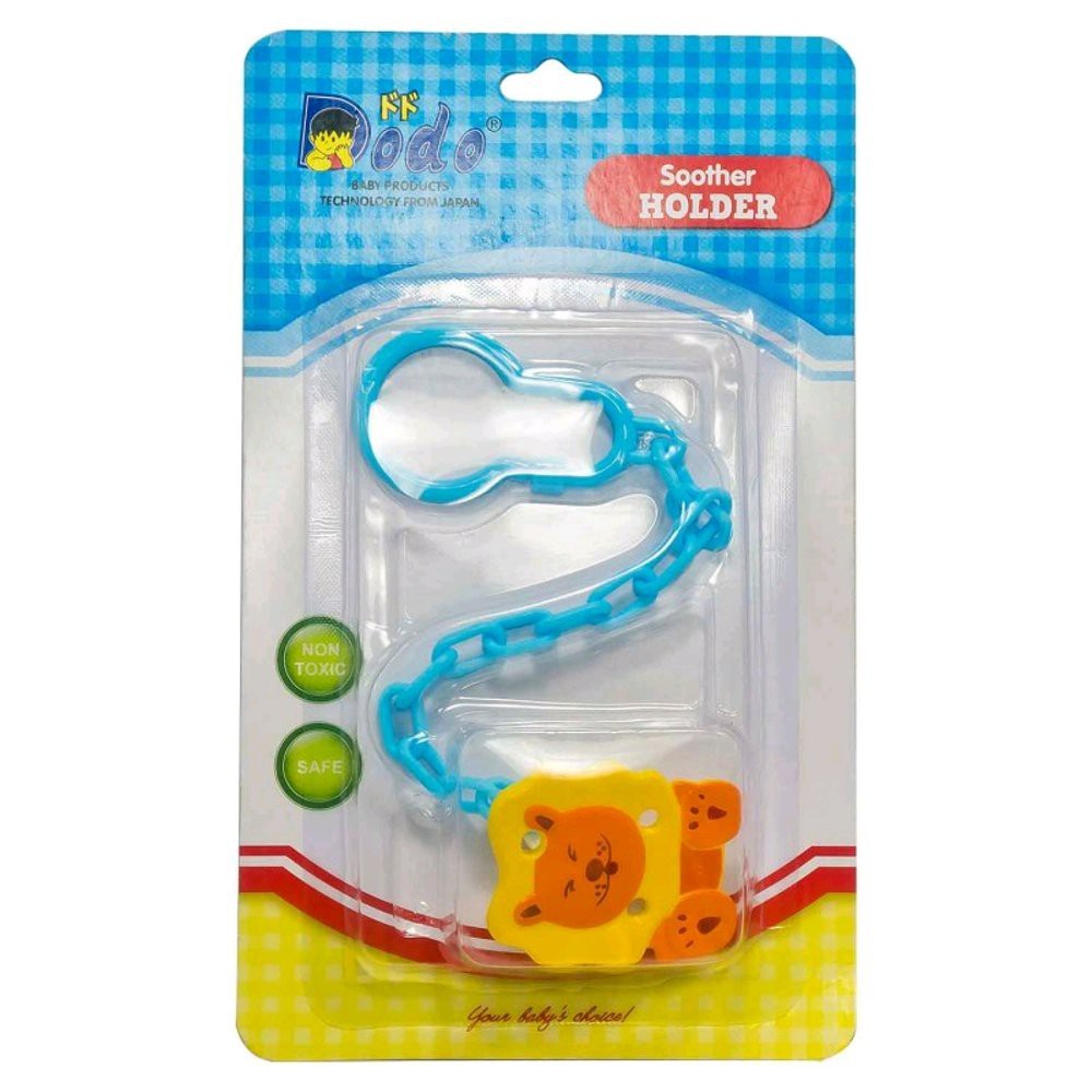 Dodo Soother Holder Pacifier-Tali Rantai Gantungan Jepitan Empeng / Penjepit Dot Bayi | Empeng+Gantungan Tali Dodo/ Chain Pacifier Holder Dodo| Empeng Glow in The Dark Dodo| Soother S051 Glow Dodo| Dot Gepeng| Pipih (empeng bayi)