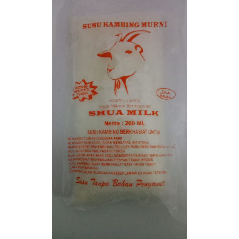 

SUSU KAMBING MURNI SHUA MILK 200ml