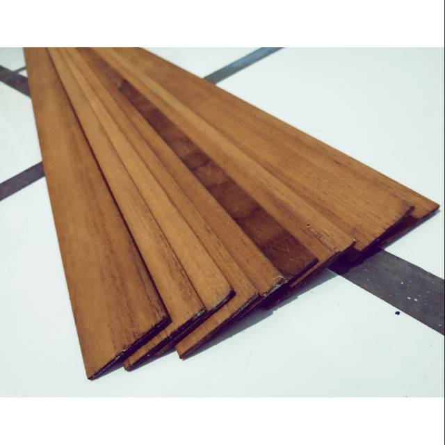 5 PCS KAYU  TIPIS  85X5 CM TEBAL 3MM Shopee Indonesia